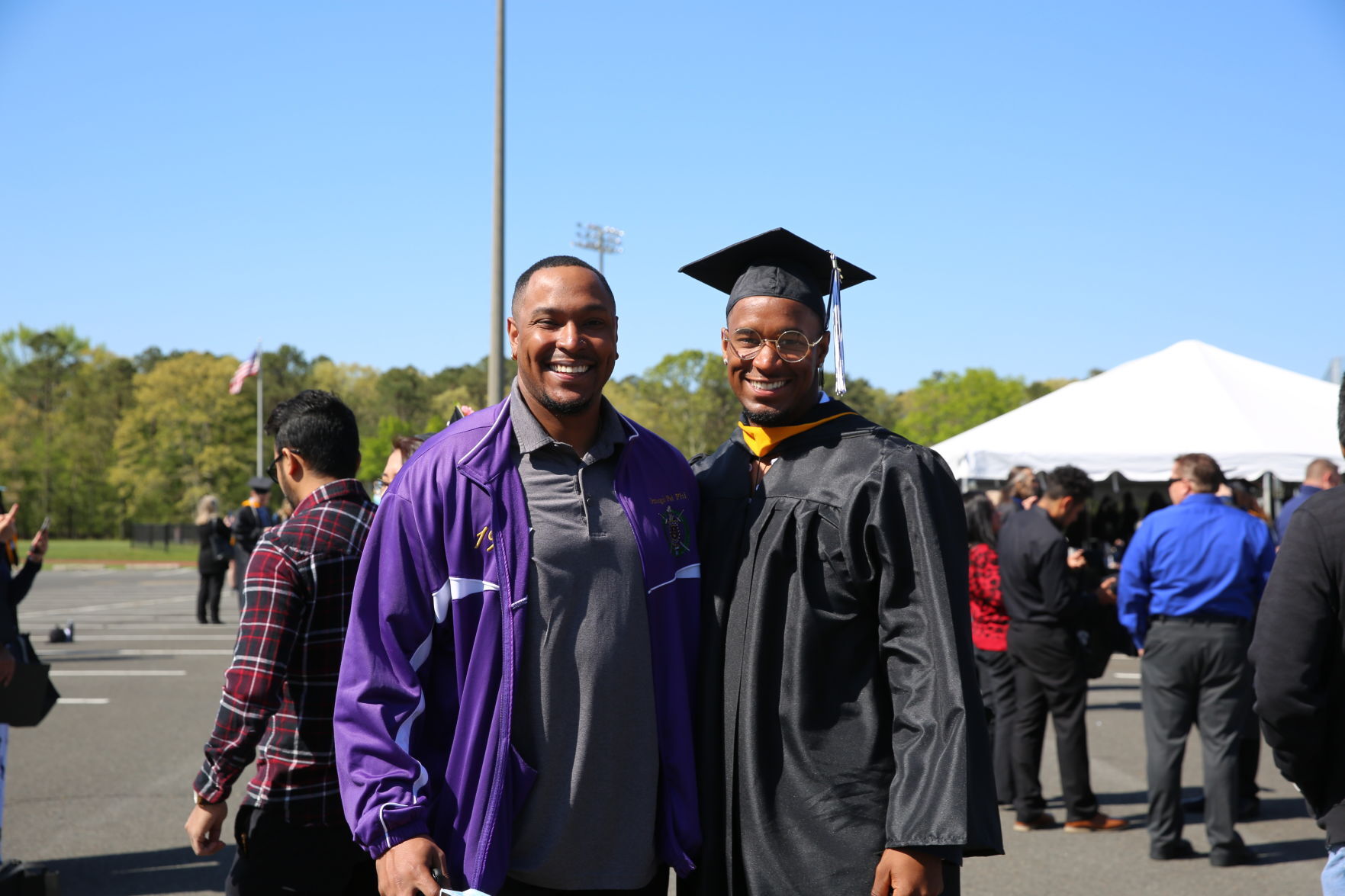 Stockton University commencement Tuesday, May 11, 2021 at the Galloway Township campus
